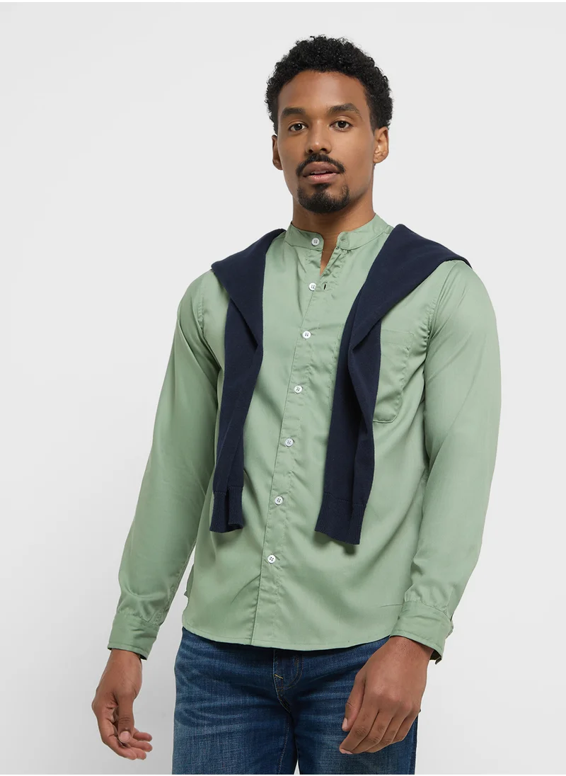 Robert Wood Causal Full Sleeve Shirt