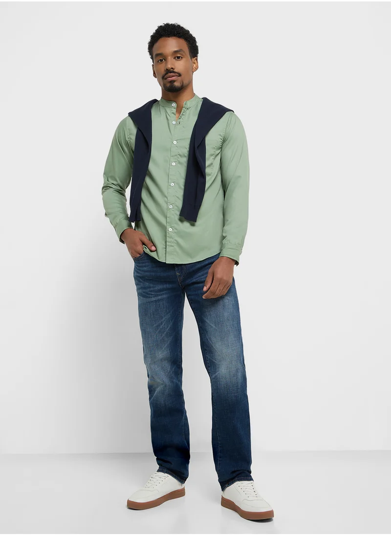 Robert Wood Causal Full Sleeve Shirt