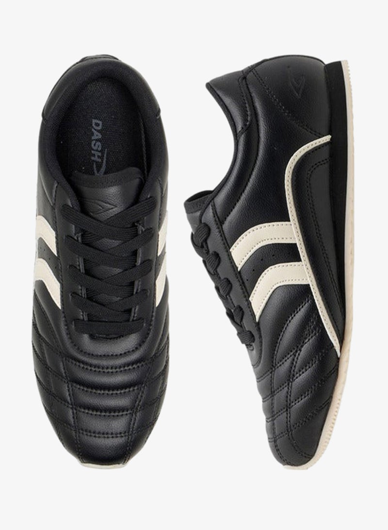 Dash Women's Panelled Sneakers with Lace-Up Closure - Image 1