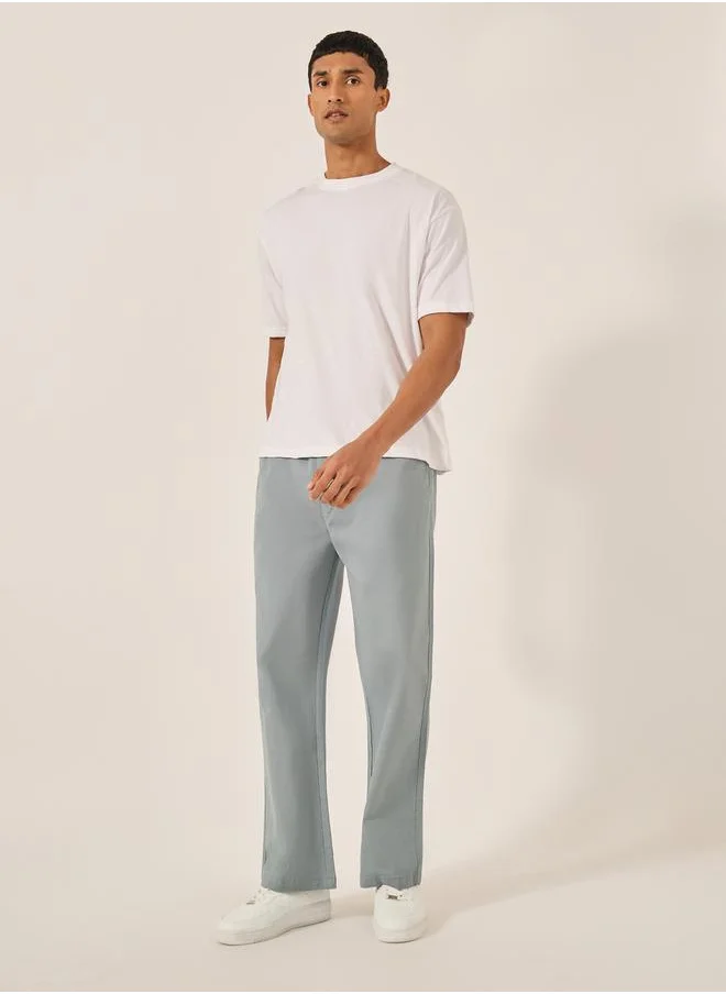 ستايلي Oversized Ripstop Open Hem Joggers