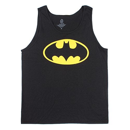 DC Comics Men's Batman Basic Logo Tank T-Shirt, Black, XX-Large - Image 4