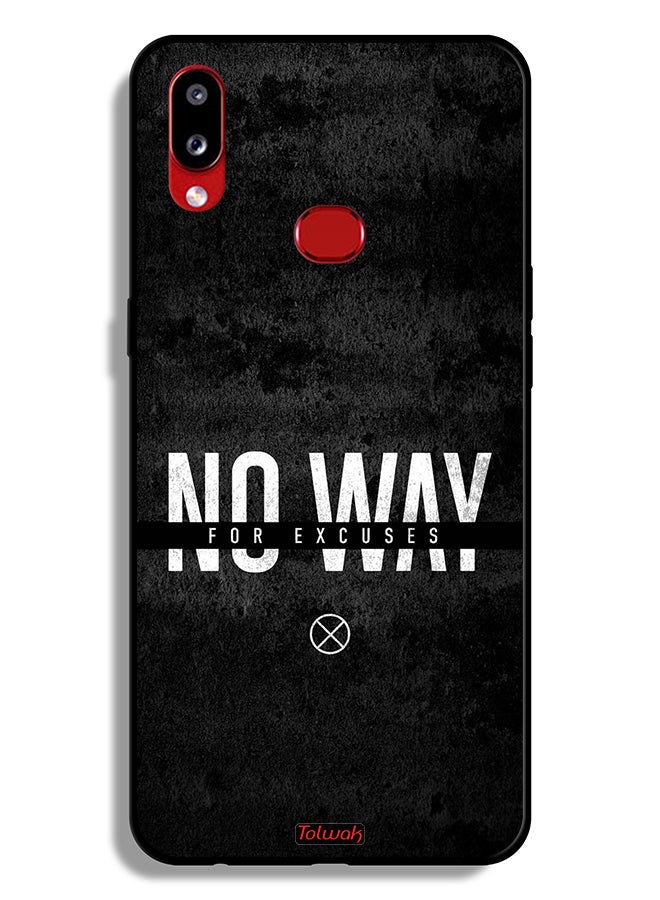 Tolwak Samsung Galaxy A10s Protective Case Cover No Way For Excuses - Image 1