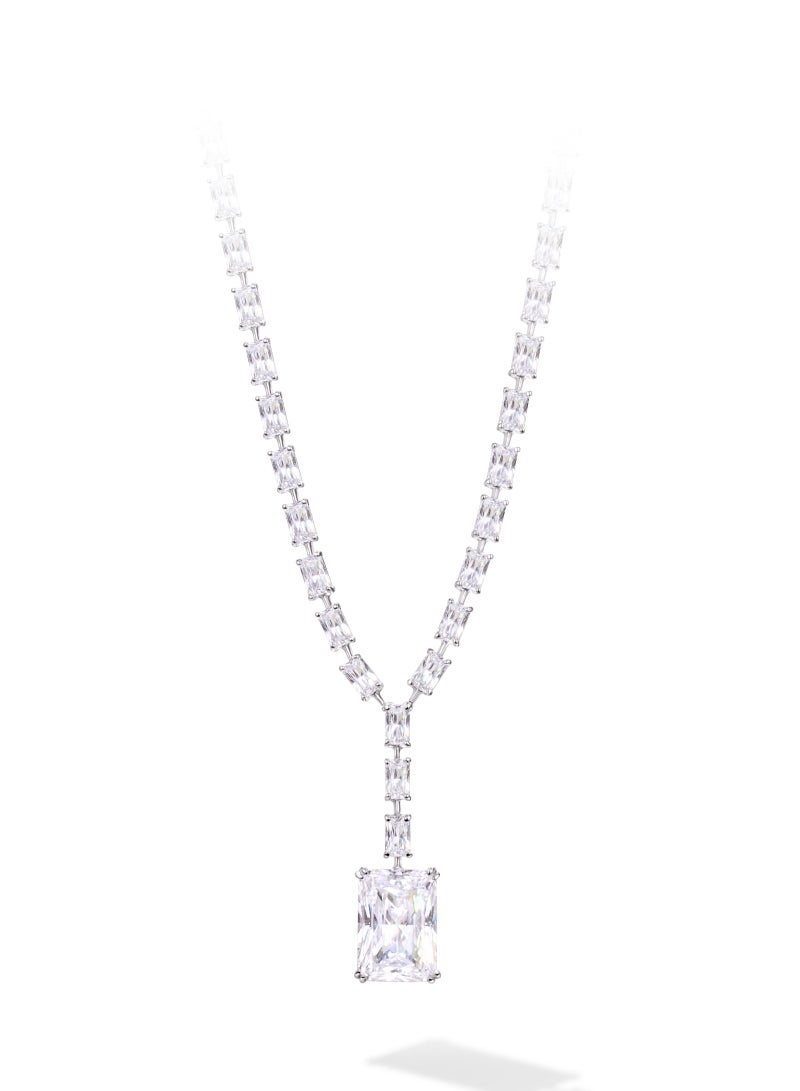 أونال قلادة "شفق الصحراء" للسيدات – قلادة مرصعة بحجر الزركونيا الأبيض ومطعمة بالفضة الاسترليني، من مجموعة الشرق الأوسط الحصرية - Image 3