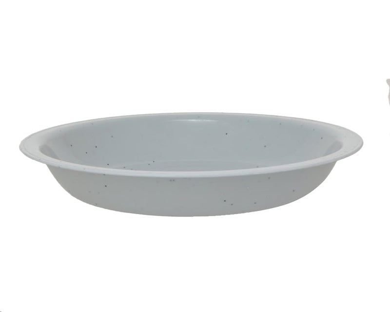 Plastic Large Serving Plate For Microwave - Grey - Image 2