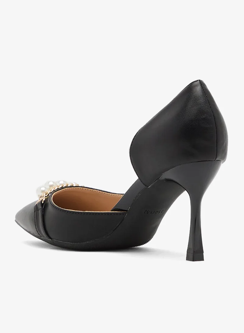 Khizana High Heeled Pump With Pearls