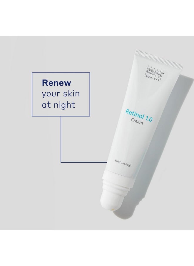 Obagi Medical Obagi360 Retinol 1.0 Cream - High Concentration Retinol Helps Reduce the Appearance of Fine Lines and Wrinkles & Smooth Texture with Minimal Irritation - 1 oz  - Image 3