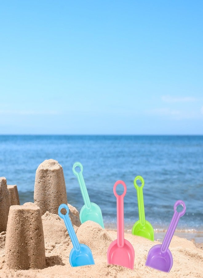 Rotatingpals 24 Pcs Sand Shovels for Kids, 7.7'' Plastic Beach Shovel Colorful Mini Scoops Bulk Sand Toys for Student Gifts Digging Gardening Outdoor Activities Party Favors, 5 Colors - Image 5
