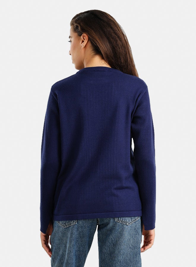Clue Ribbed Pullover with Side Buttons - Image 4