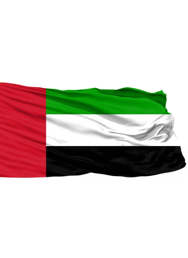 Vitacelli - UAE Flag National Day Durable Long Lasting For Outdoor And Indoor Use For Building Home And Car Decoration 150X90CM - Image 1