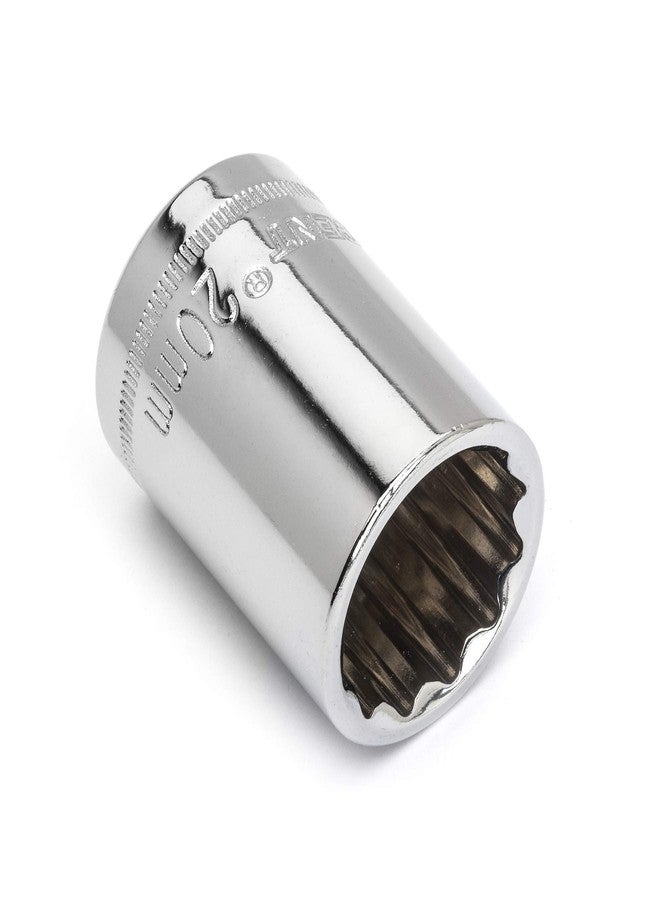 كريسنت مقبس قياسي متري ذو ١٢ نقطة، مقاس ٢٠ مم، هلالي ١/٢ بوصة، CDS80N - Image 2