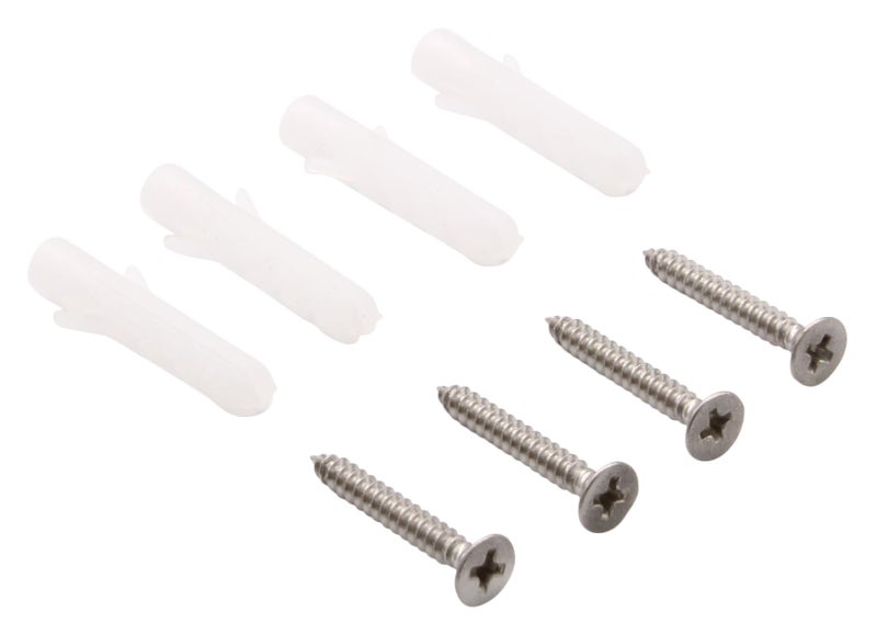 CRL C.R. LAURENCE MC01BN CRL Brushed Nickel 5/8" Wide Mirror Clip Set - Image 5