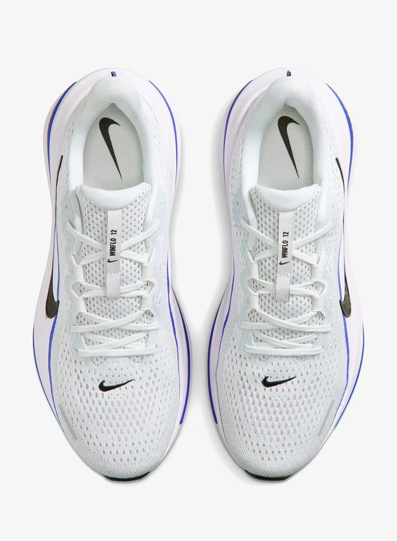 Nike OFF WHITE/BLACK-WHITE-WOLF GREY-RACER BLUE Air Winflo 12 for Men | Best Price UAE