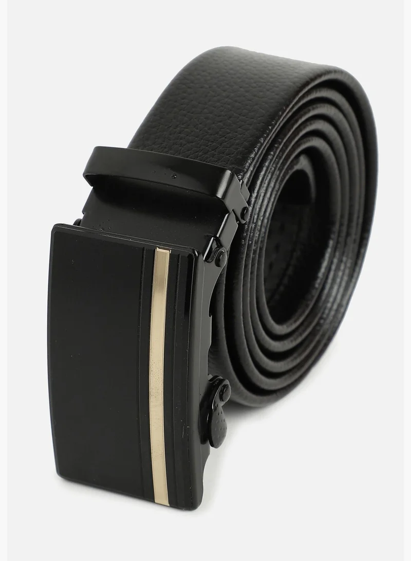 French Accent Casual Solid PU Leather Waist Belt For Men