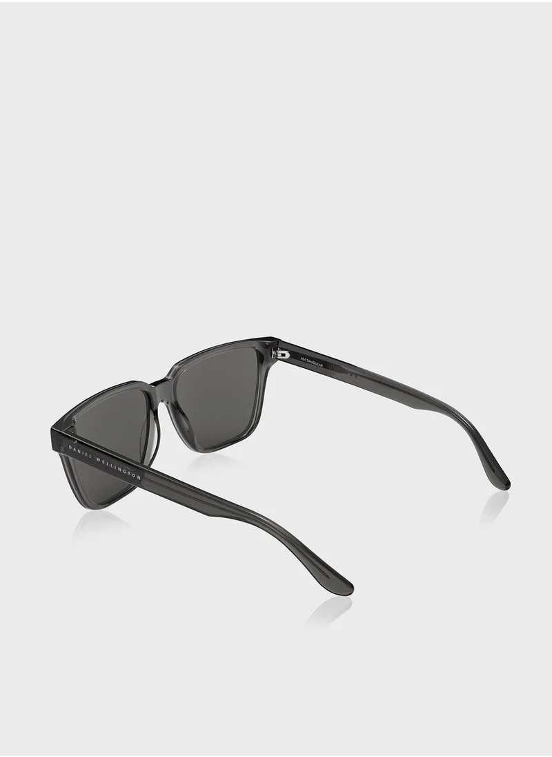 دانيال ولينغتون Rectangular Oversized Sunglasses