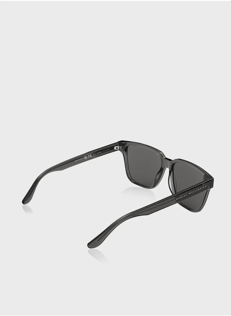 دانيال ولينغتون Rectangular Oversized Sunglasses