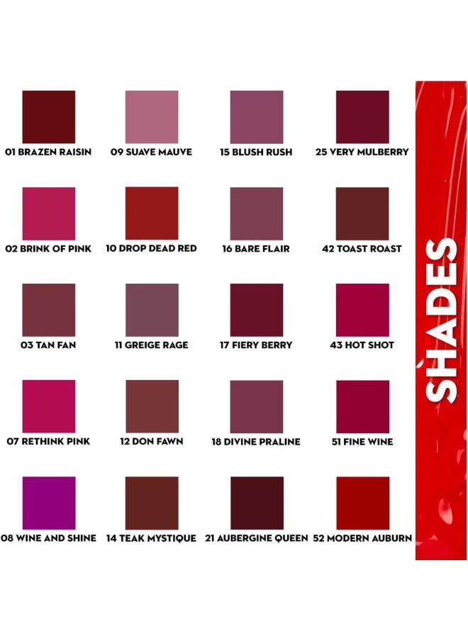 SUGAR Cosmetics - Smudge Me Not Liquid Lipstick 09 Suave Mauve (Mauve), 4.5 ml - Image 1
