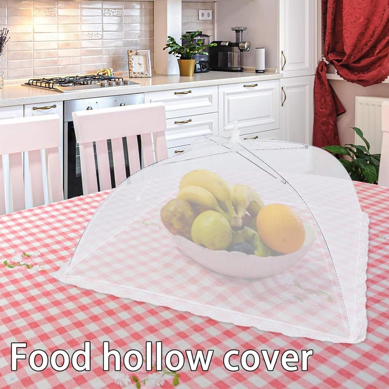 SHUBHPETAL SHUBHPETAL 2 Pack Folding Food Cover for Food PopUp Mesh Food Cover Foldable Mesh Food Cover Fly Cover Drosophila Net  - Image 2