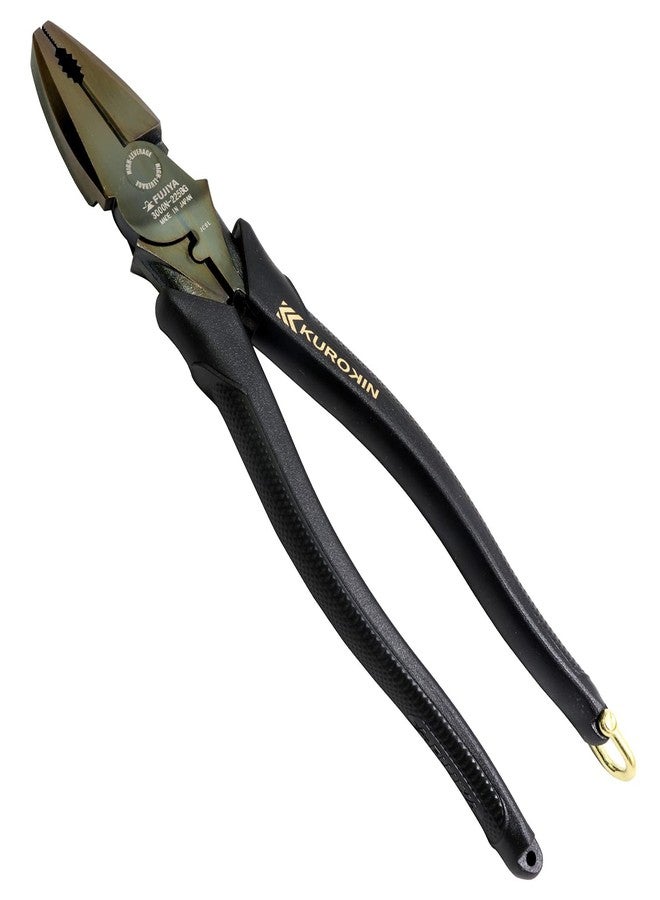 Fujiya 3000N-225BG High-leverage Pliers (Black Gold with Shackle), 8.9 inches (225 mm), High-leverage Joint for Easy Cutting - Image 1