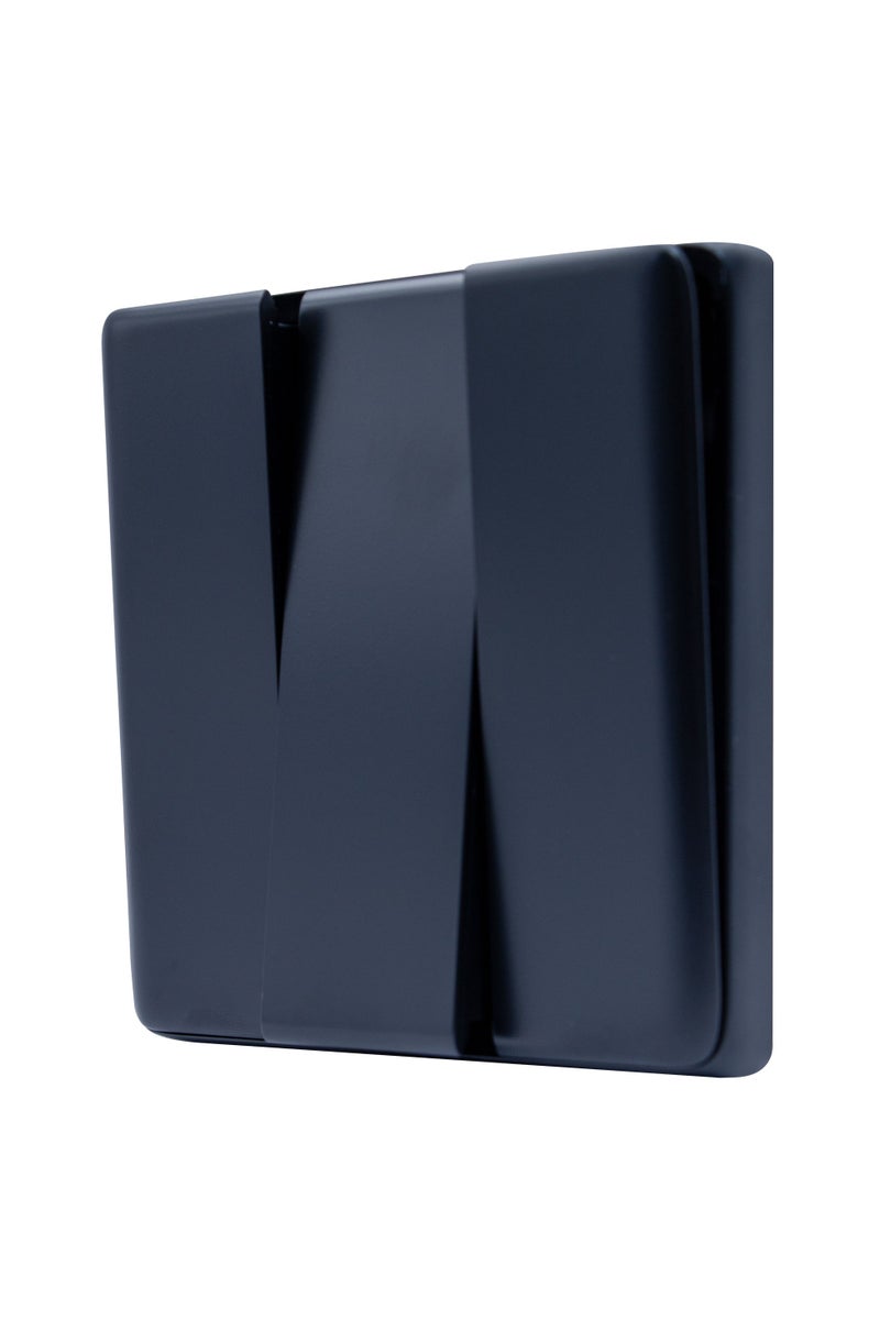 Duravel Modern Triple Light Switch Wall Panel, Black Matte Finish, 250V Electric Socket - Image 3