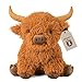 Wepop 5lbs Highland Cow Weighted Stuffed Animals 16in Tall Big Highland Cow Plush Toy Soft Adorable Stuffed Animal for Kids and Adults Highland Cattle Gift Plushie Decor - Image 3