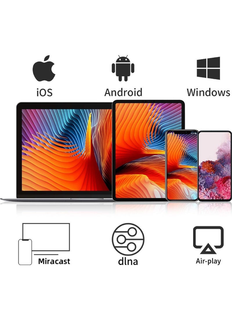 1080P Wireless Display Adapter – WiFi Screen Mirroring Dongle for TV/Projector | Compatible with Android, iOS, Mac & Windows