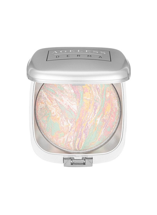 Ageless Derma Baked Mineral Color Correcting Powder A Vegan Redness Color Correcting Powder Foundation  - Image 1
