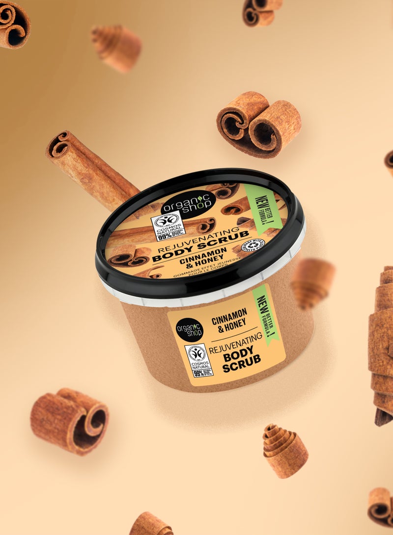 Organic Shop Body Scrub With Cinnamon Extract and Natural Honey 250 Ml - Image 5