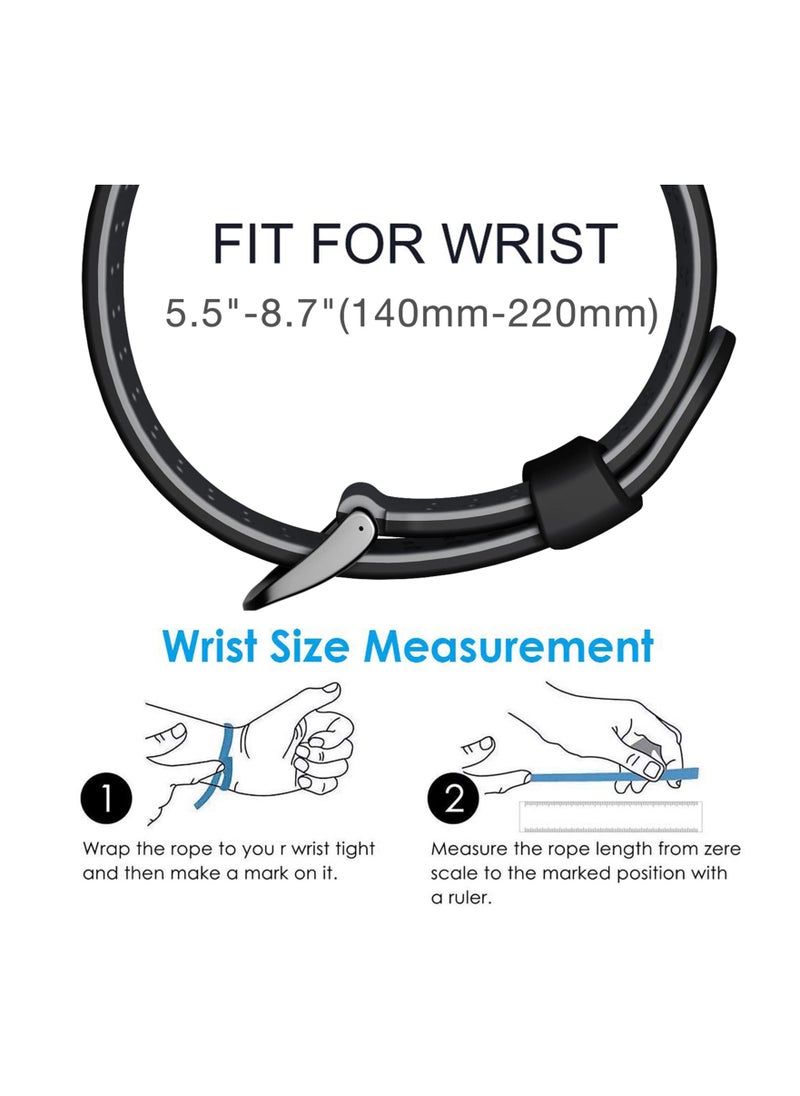SYOSI - Silicone Watch Band Waterproof Wristband Strap for Fenix 5X Fenix 6X Fenix 7X 26mm Quick Release Fit Soft Sport Breathable for Garmin Fenix 5X Plus Fenix 3 3 HR Enduro Tactix Delta - Image 1