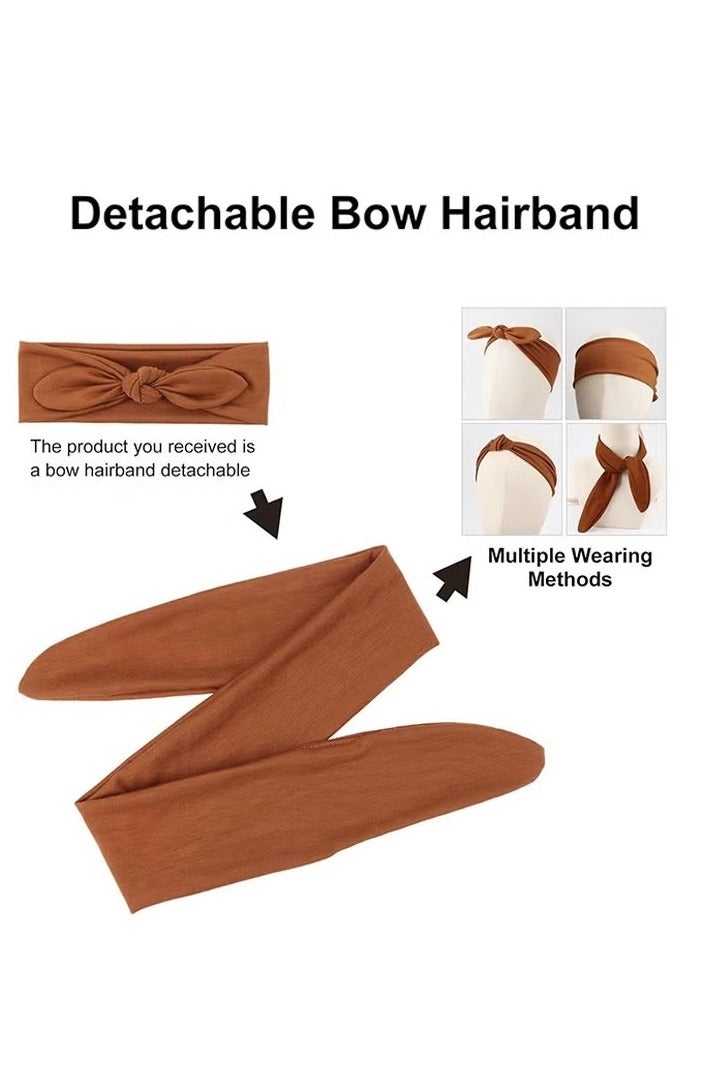 4 قطع من أربطة الشعر الرياضية غير القابلة للانزلاق للنساء، عصابة رأس رياضية للجري واليوغا والتمرين اليومي - Image 3
