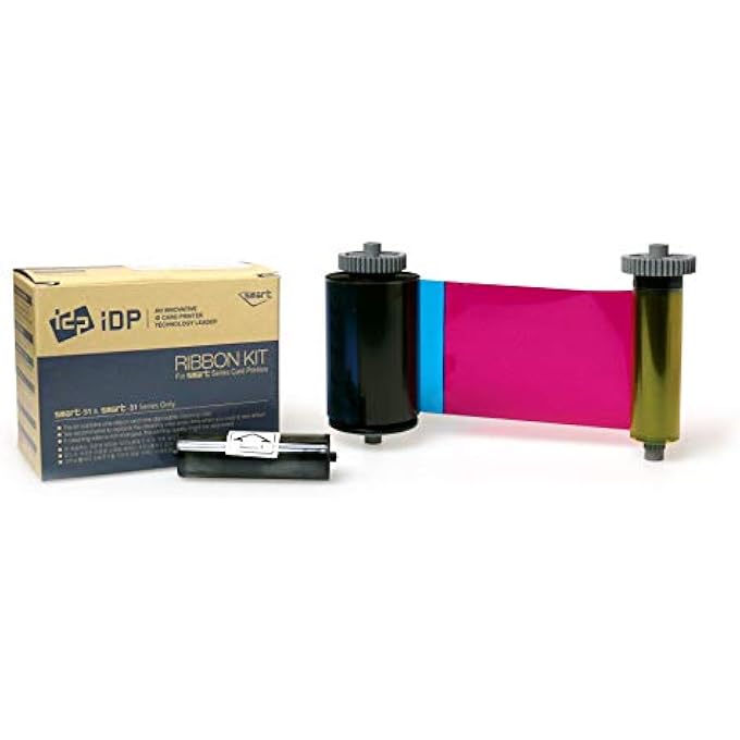 IDP SMART 31/51 YMCKO PRINTER RIBBON - 250 PRINTS FOR MEMBERSHIP ID/BADGE PRINTING INK - Image 1