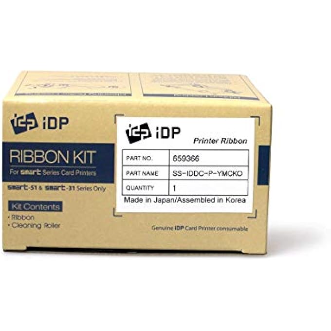 IDP SMART 31/51 YMCKO PRINTER RIBBON - 250 PRINTS FOR MEMBERSHIP ID/BADGE PRINTING INK - Image 3