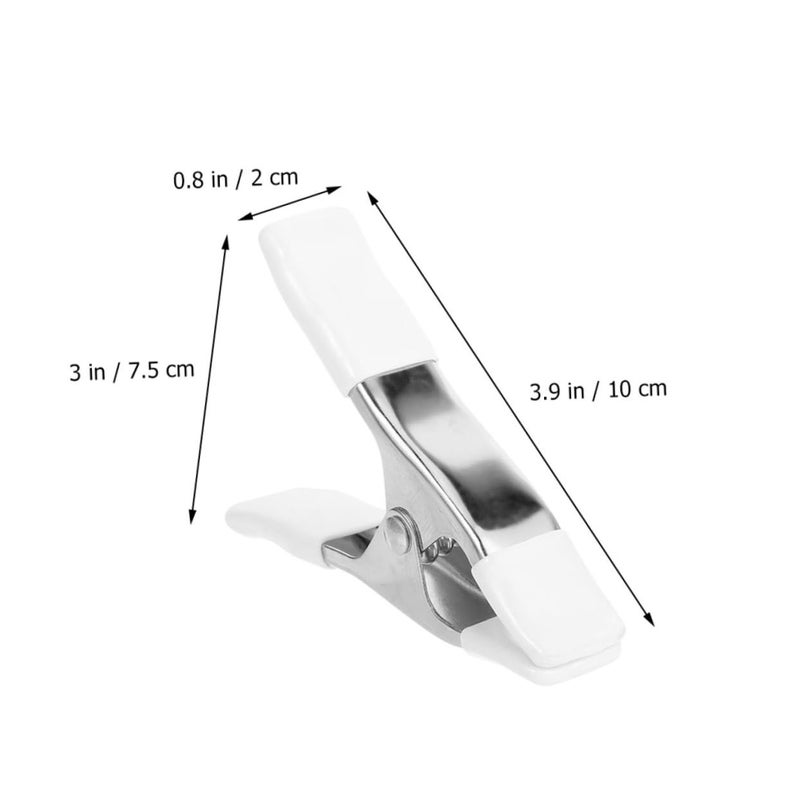 8 Pcs Heavy Duty Backdrop Clips Plastic Spring Clamp for Arch Stand Tarp - Image 4