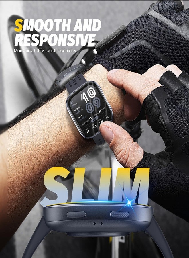 Orzero حماية شاشة ساعة أورزيرو (3 عبوات) متوافقة مع أمازفيت بيب 6، PMMA و PET (ليس زجاج مقسى) رقيقة للغاية HD تغطية كاملة حواف منحنية 3D مضادة للخدش - Image 5