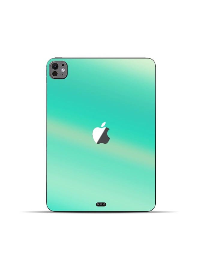 IPG Decal for IPAD Decorative Carbon Fiber Vinyl Back Protector Anti Scratch Skin Guard - 3D Surface - Bubble -Free Easy to Install (Blue Coral, iPad Pro (M4) 11") - Image 2
