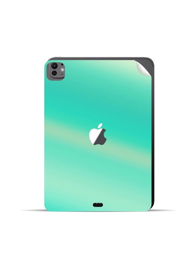 IPG Decal for IPAD Decorative Carbon Fiber Vinyl Back Protector Anti Scratch Skin Guard - 3D Surface - Bubble -Free Easy to Install (Blue Coral, iPad Pro (M4) 11") - Image 1