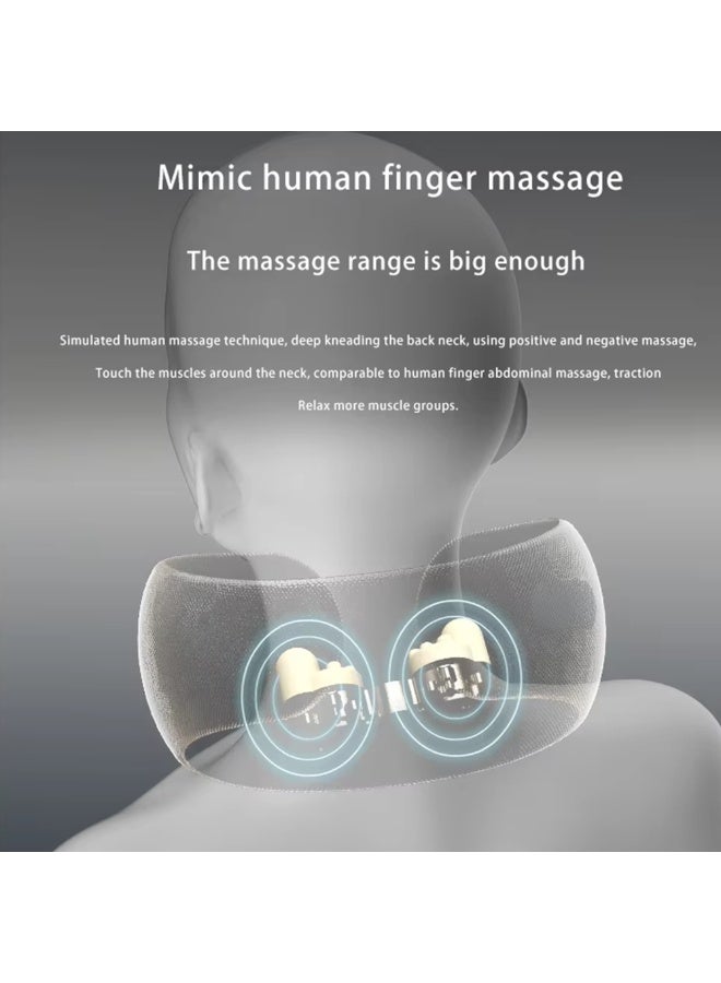 3D Neck Massager, 2 Modes, Electric Rechargeable Massage Cushion Pillow, Deep Tissue Kneading Neck Massager for Pain Relief at Home, Office - Image 4