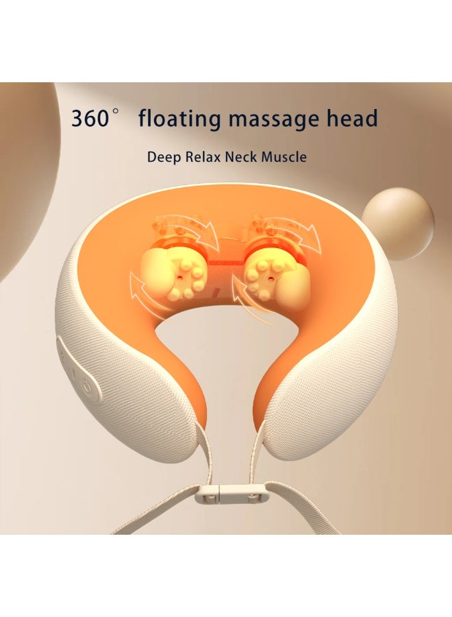 3D Neck Massager, 2 Modes, Electric Rechargeable Massage Cushion Pillow, Deep Tissue Kneading Neck Massager for Pain Relief at Home, Office - Image 3