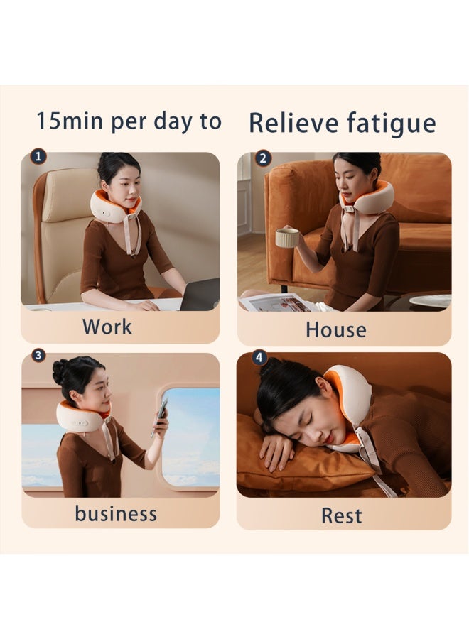 3D Neck Massager, 2 Modes, Electric Rechargeable Massage Cushion Pillow, Deep Tissue Kneading Neck Massager for Pain Relief at Home, Office - Image 2