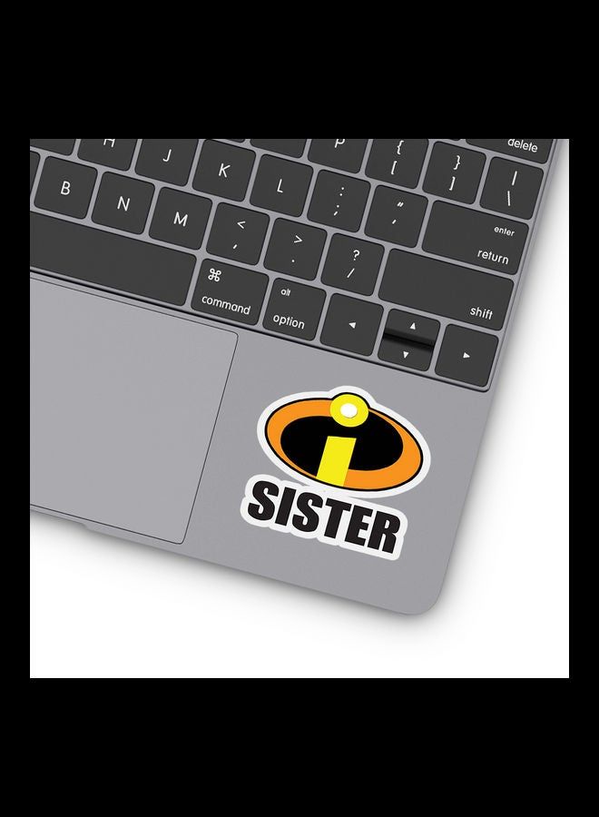 RKN Incredibles Sister Vinyl Stickers For Laptop - Image 1