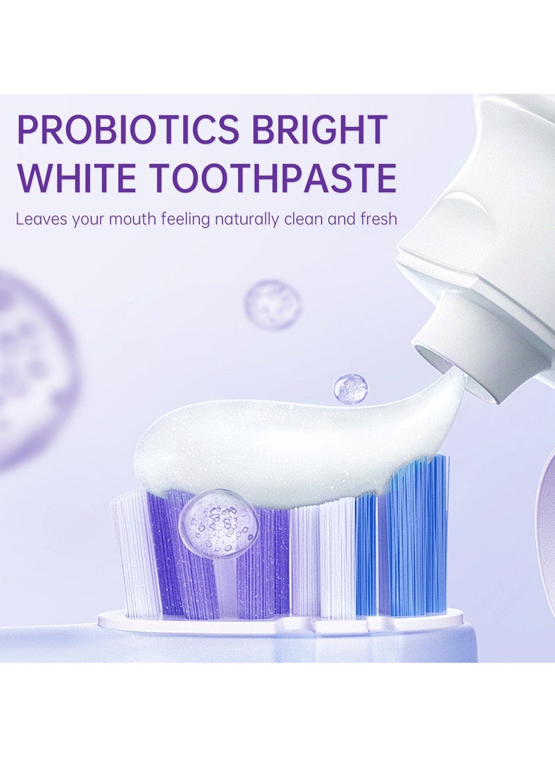 GROEI 7pro Intense Toothpaste, 7pro Intense Whitening Toothpaste With 7 Probiotics For Teeth, Natural Deep Cleaning Care toothpaste, Deep Enamel Repair & Long-Lasting Freshness (140g) - Image 5