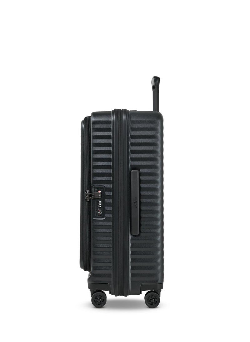 Echolac Celestra 66cm 4 Double Wheel Check-In Luggage Trolley Black - Image 3