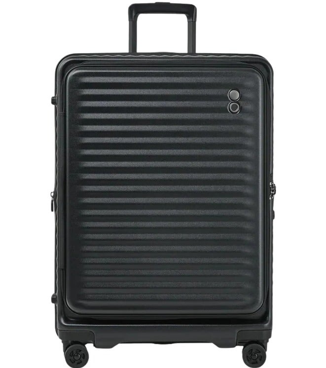 Echolac Celestra FA 64 Cm Hardside 4-Double Wheeled Check-In Luggage Trolley - Black - Image 1