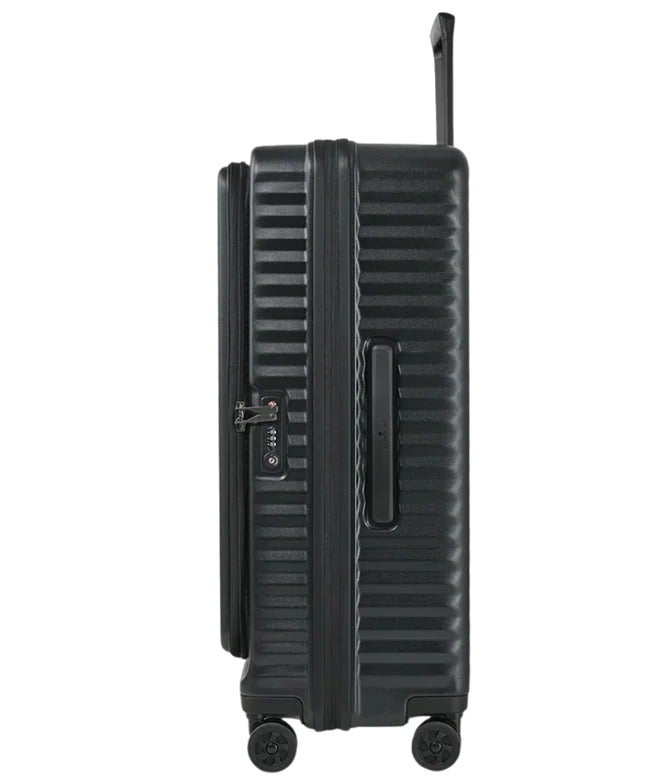 Echolac Celestra FA 64 Cm Hardside 4-Double Wheeled Check-In Luggage Trolley - Black - Image 4