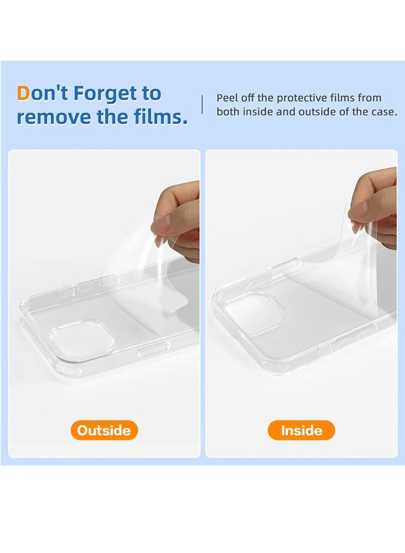Wtech Samsung Galaxy S26 Plus / S26+ 5G 2026 3 in 1 Protection Pack Ultra Clear Shockproof Magsafe Case, Edge Pro Glass Screen Protector and Camera Lens Protector 360 Protection, Easy Installation - Clear/Black - Image 5