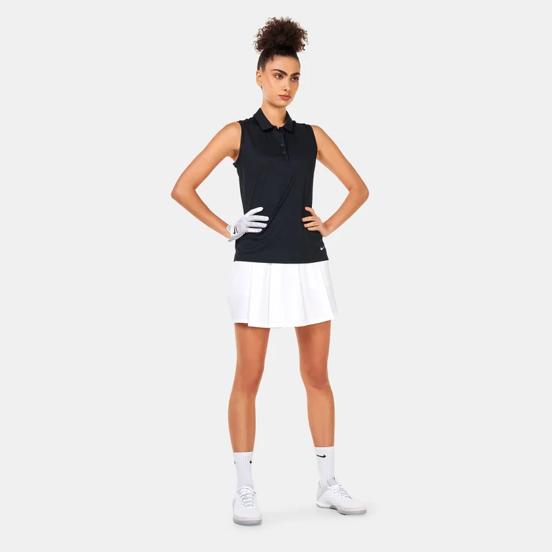 Nike Black Women's Dri-FIT Victory SLD Sleeveless Polo Shirt for Women | Best Price UAE