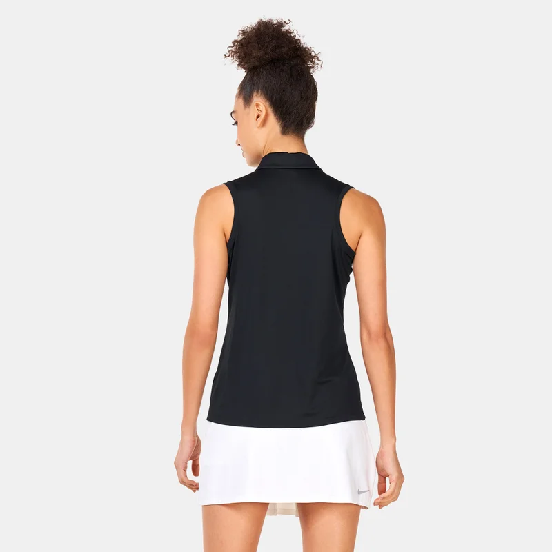 Nike Black Women's Dri-FIT Victory SLD Sleeveless Polo Shirt for Women | Best Price UAE