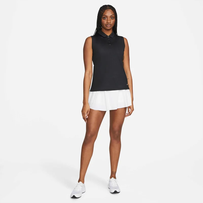 Nike Black Women's Dri-FIT Victory SLD Sleeveless Polo Shirt for Women | Best Price UAE