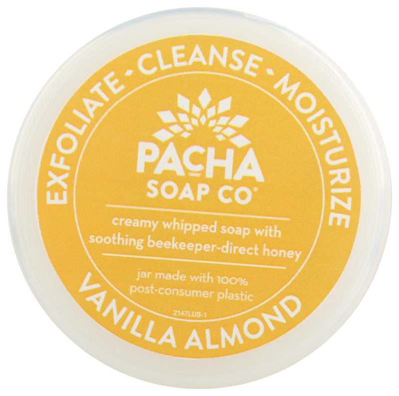 Pacha Soap Co Pacha Soap Vanilla Almond Whipped Soap Scrub, 8 Oz - Image 4