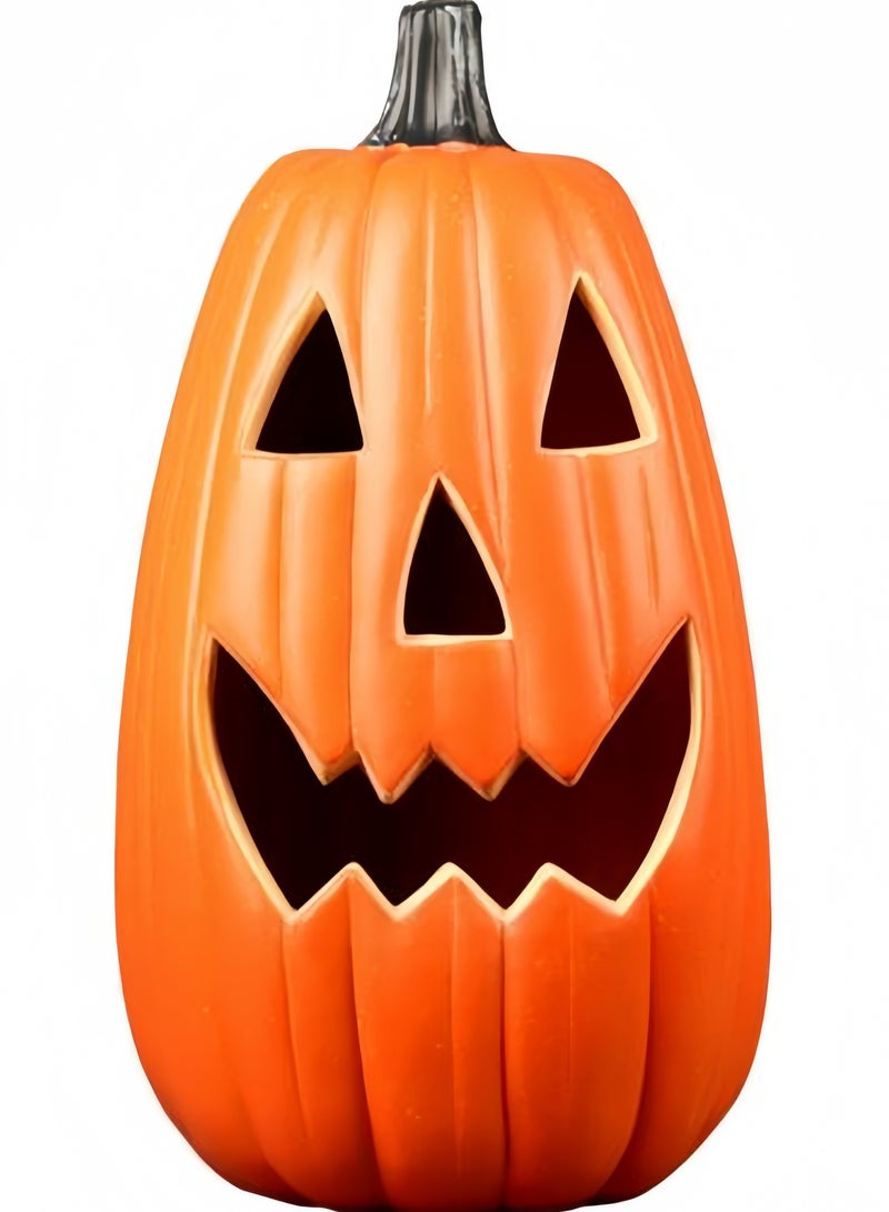 GGEROU Halloween Jack O Lantern Artificial Pumpkin Light LED Pumpkin Lantern Decorative Halloween Prop for Garden Patio Front Door Decor(B) - Image 5