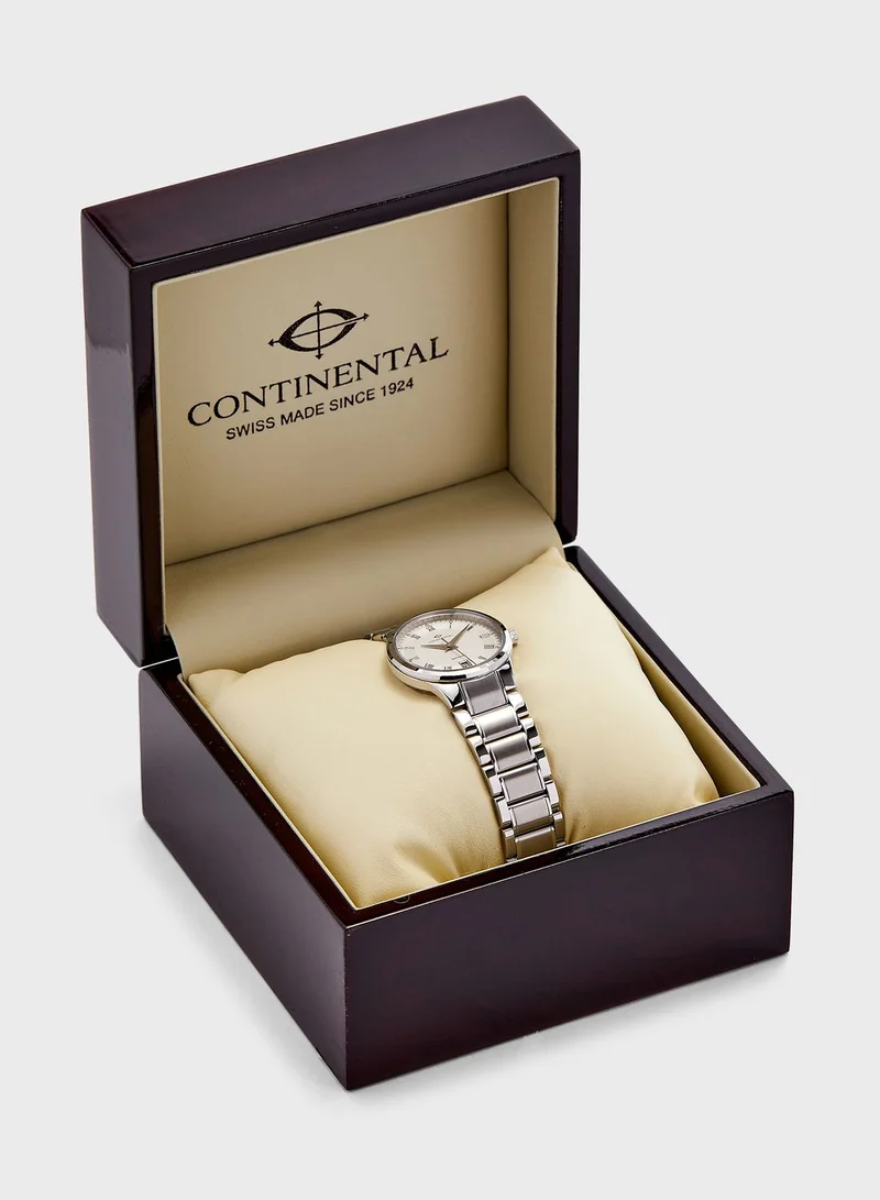 CONTINENTAL Steel Strap Analog Watch